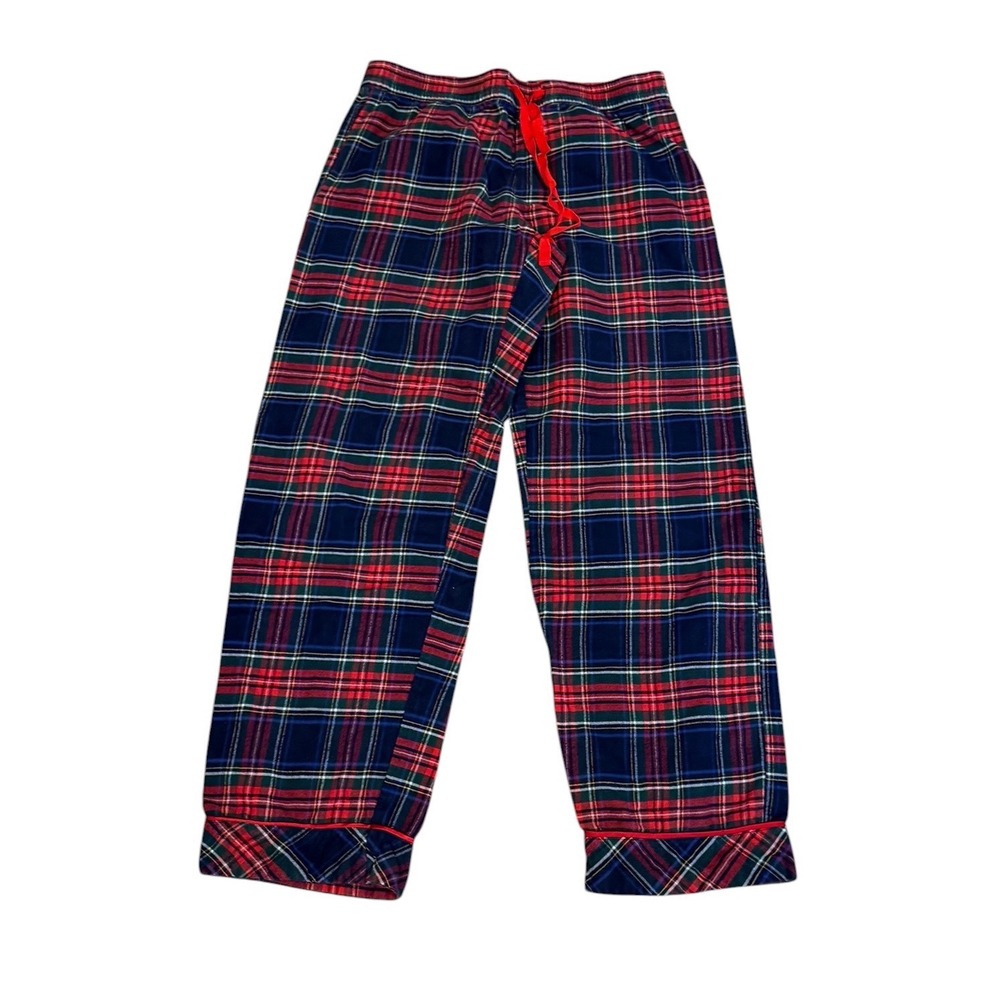 Gap x Pendleton Tartan Plaid Flannel Pajama Pants Navy Red XS Preppy Academia